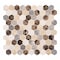 Andova Tiles SAMPLE Amarillo 125 x 125 Natural Stone Honeycomb Mosaic Wall  Floor Tile SAM-ANDAMA101 - alternate 5